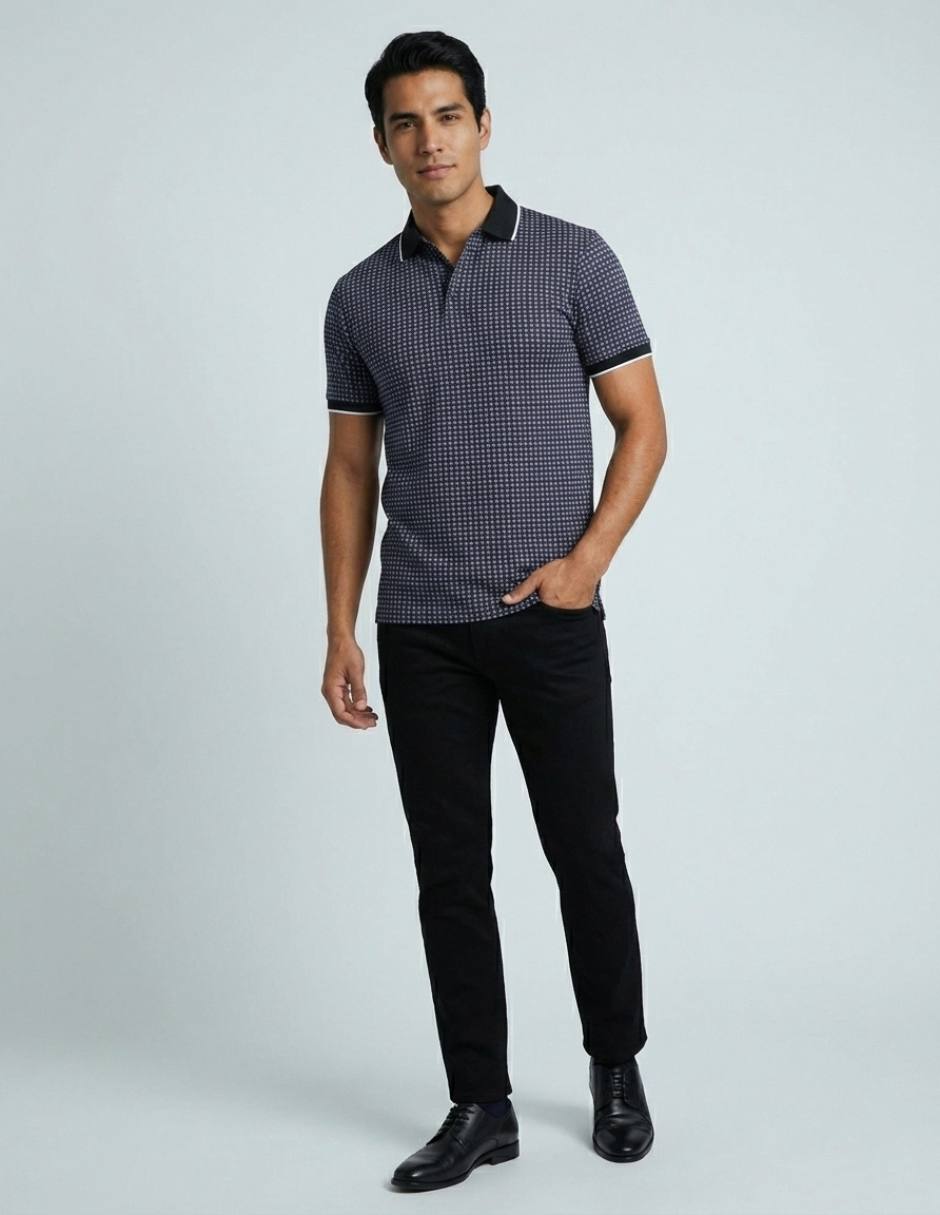 Playera Pavini cuello polo para hombre 3